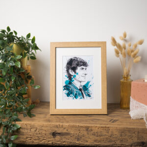 Alberto Lamelas portrait - illustration encre de chine